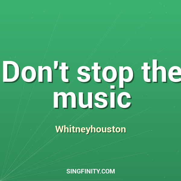 Artwork for Don't stop the music