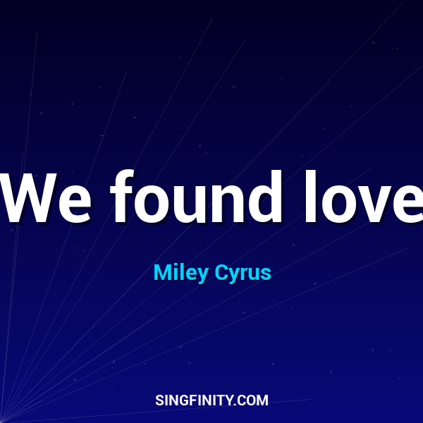 We found love