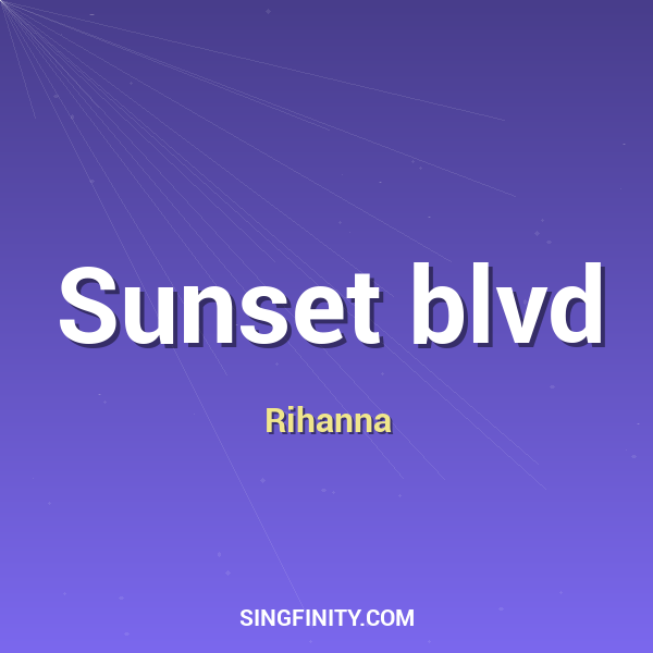 Sunset blvd