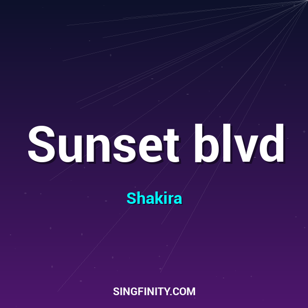 Sunset blvd