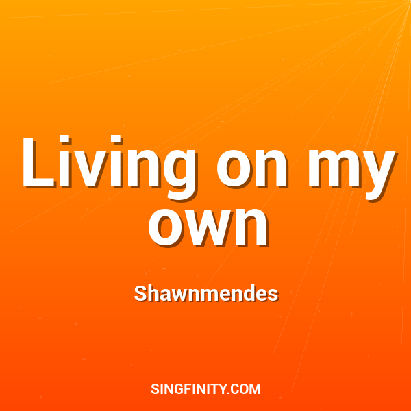 Artwork for Living on my own