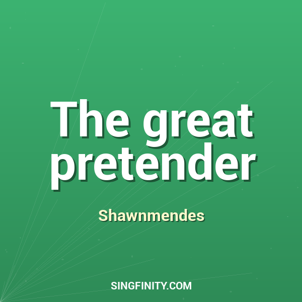 Artwork for The great pretender