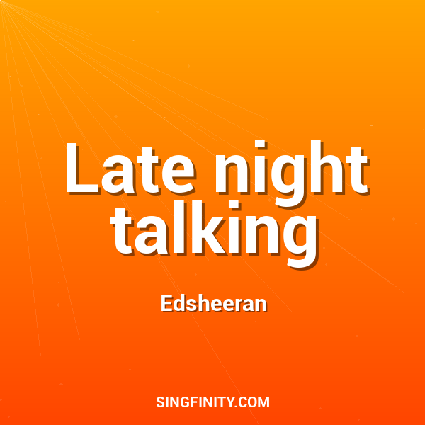 Artwork for Late night talking