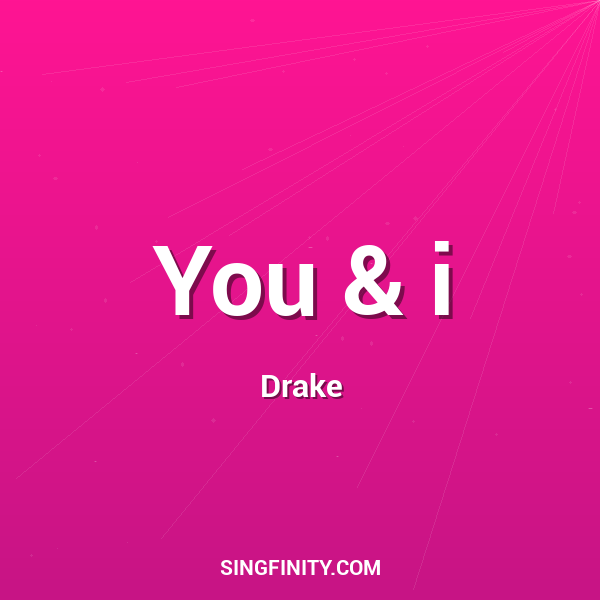 Artwork for You & i
