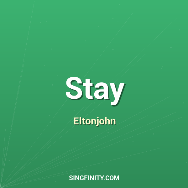 Artwork for Stay