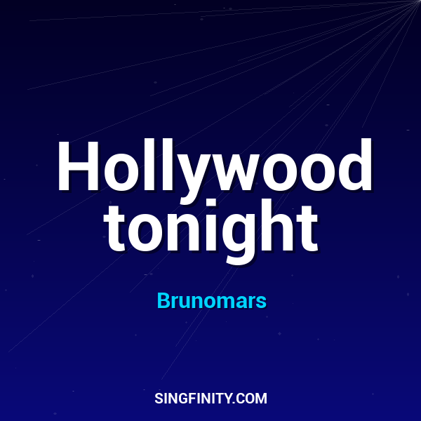 Hollywood tonight