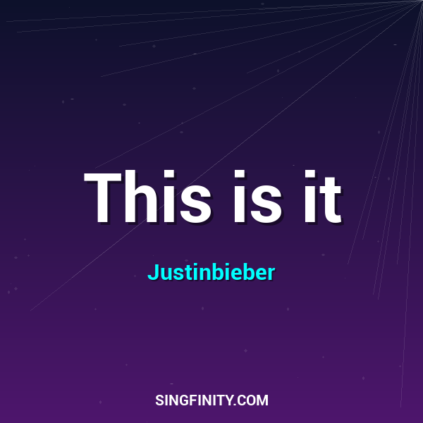This is it