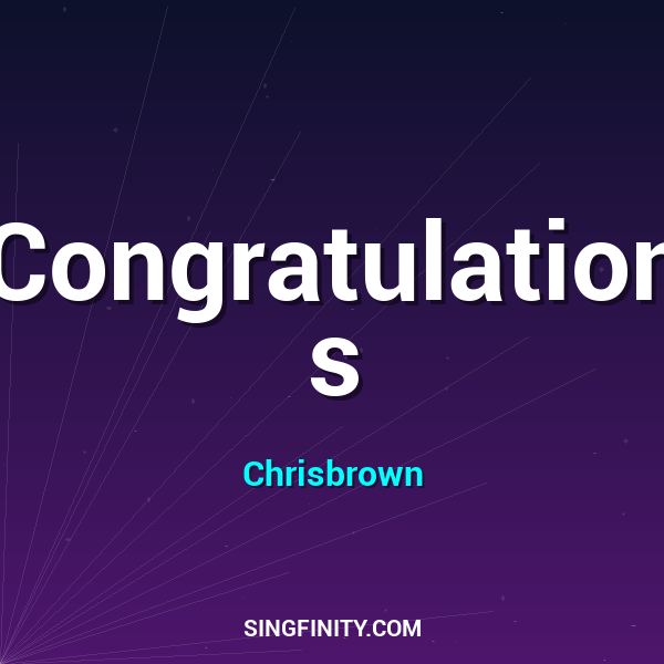 Congratulations