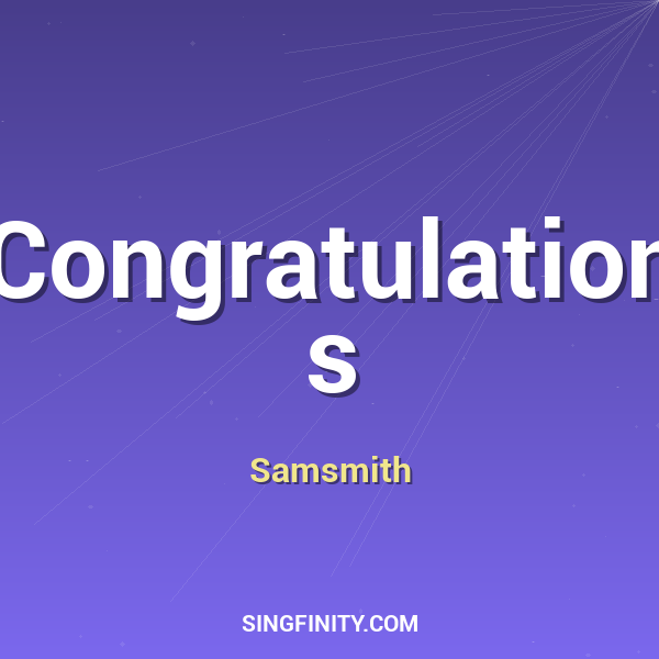 Congratulations
