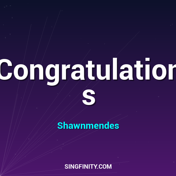 Congratulations