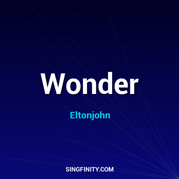 Artwork for Wonder