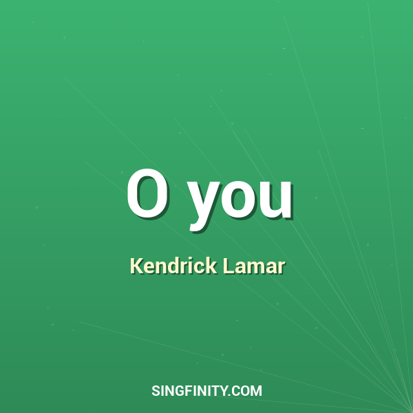Artwork for O you