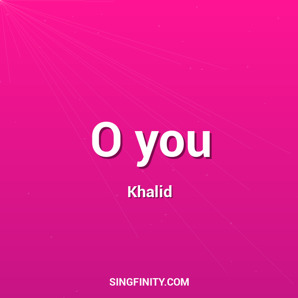Artwork for O you