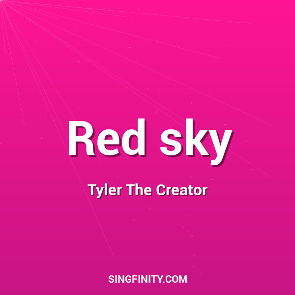 Red sky