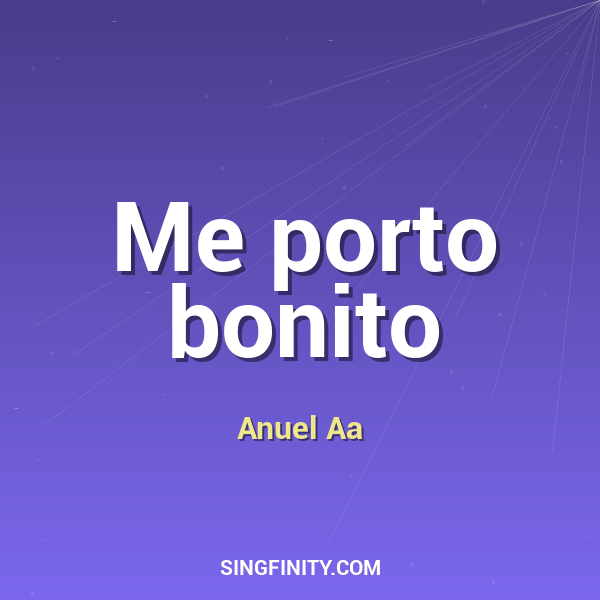 Me porto bonito