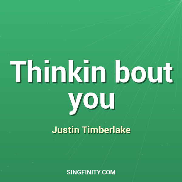 Artwork for Thinkin bout you