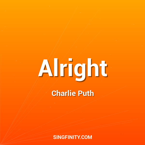 Artwork for Alright