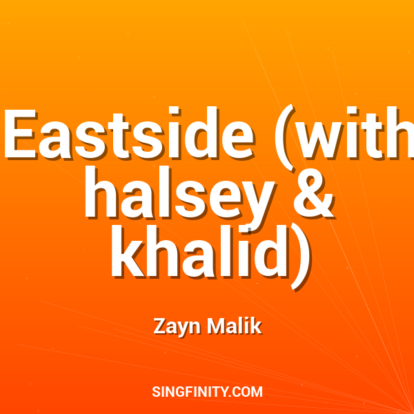 Artwork for Eastside (with halsey & khalid)