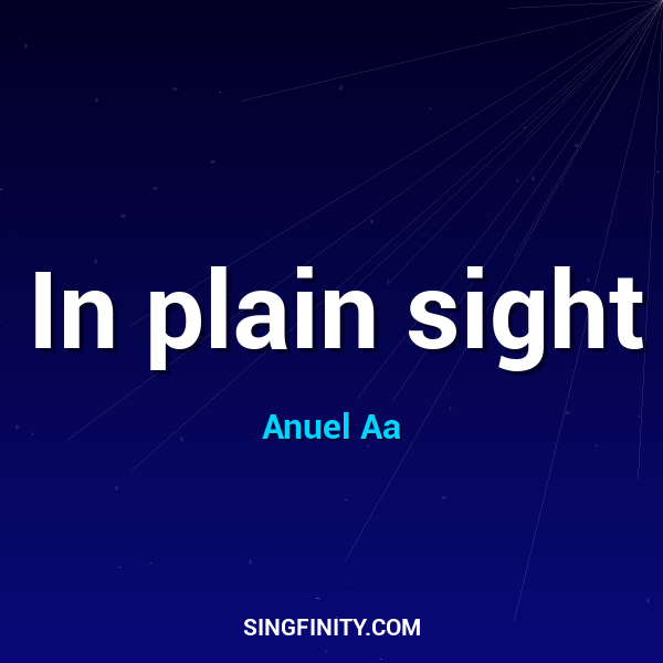 In plain sight