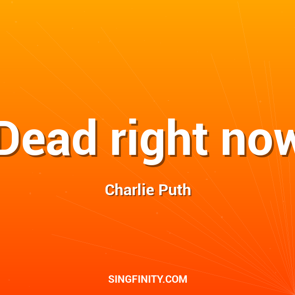 Artwork for Dead right now