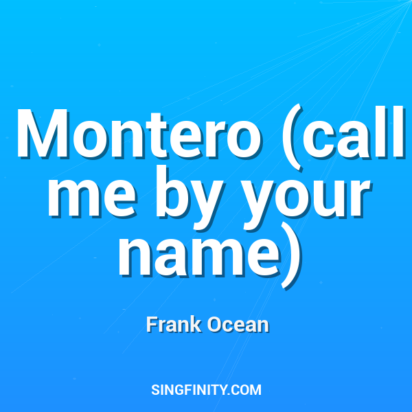 Montero (call me by your name)