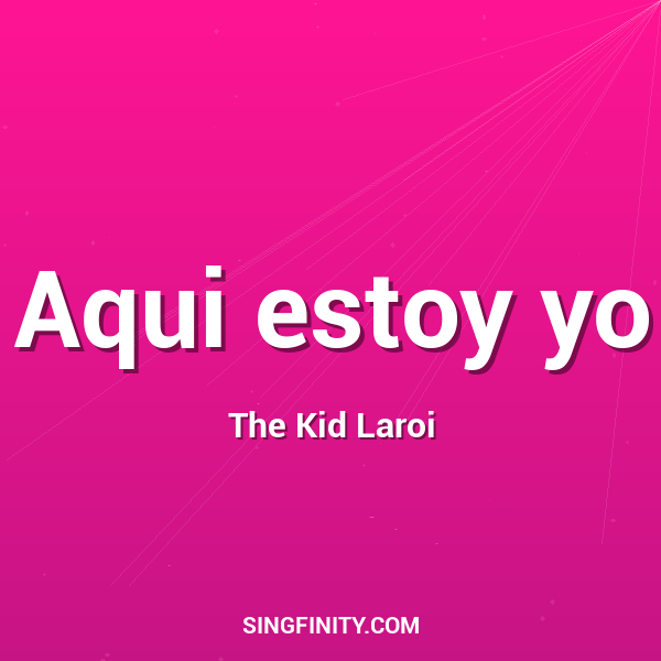 Artwork for Aqui estoy yo