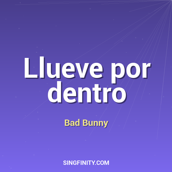 Llueve por dentro