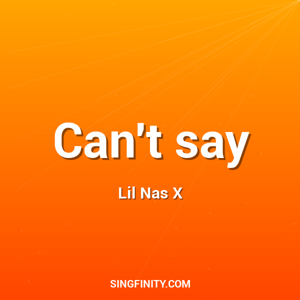 Can't say