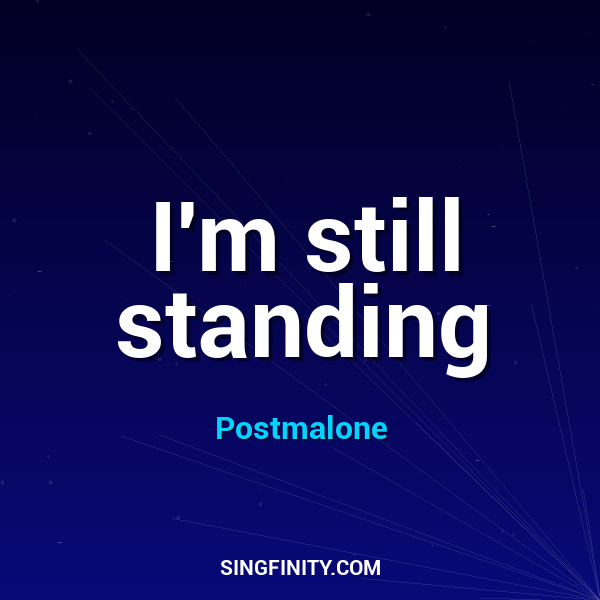 Artwork for I'm still standing