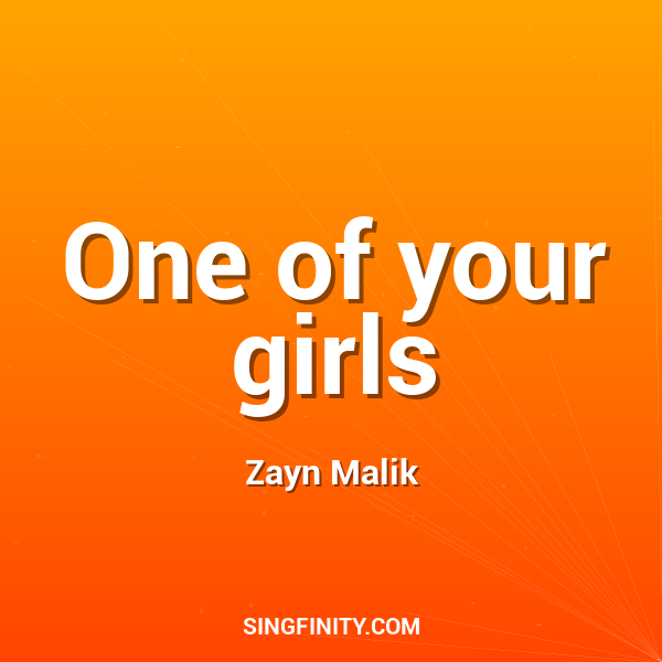 One of your girls