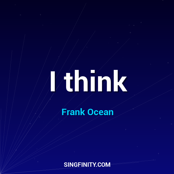 I think