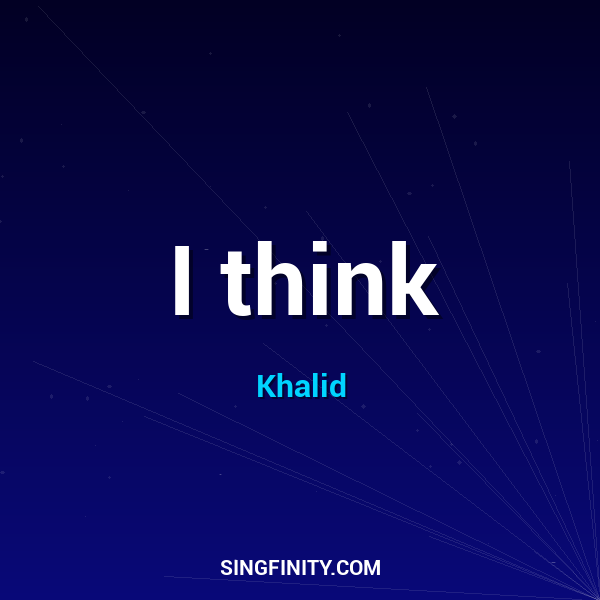 I think