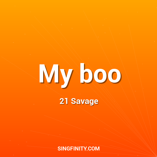 My boo