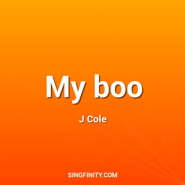 My boo