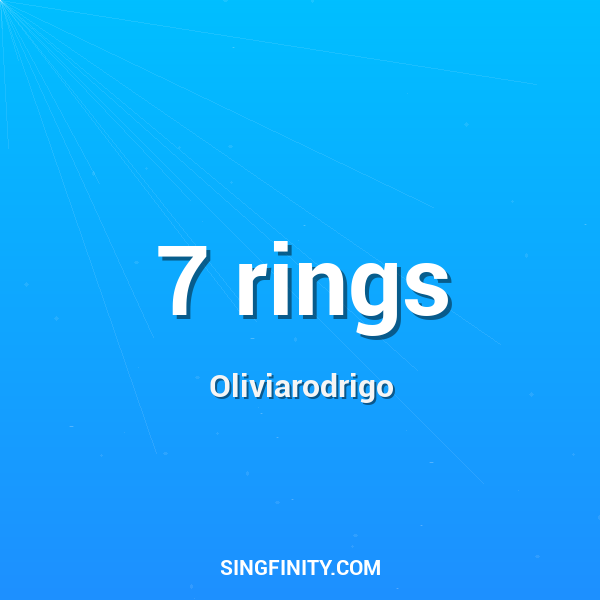 Artwork for 7 rings