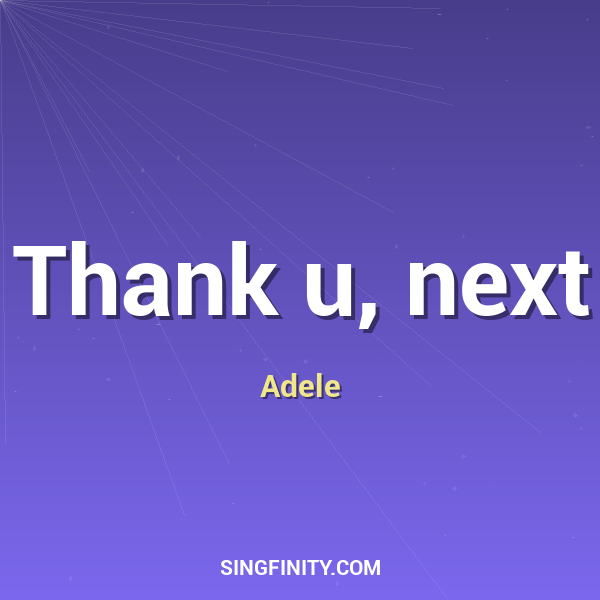 Thank u, next