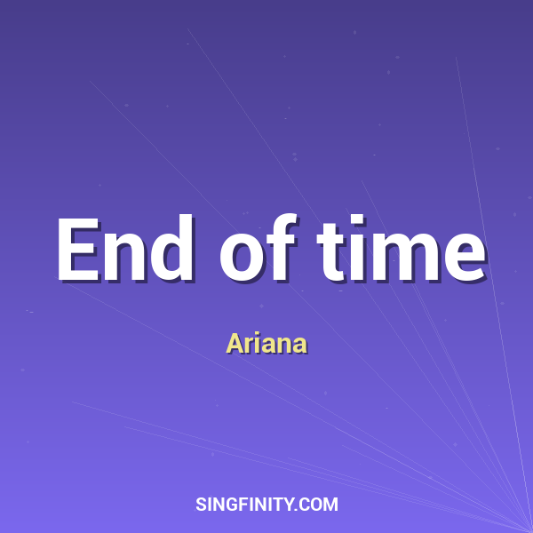 End of time