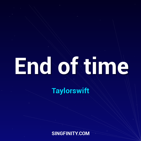 End of time